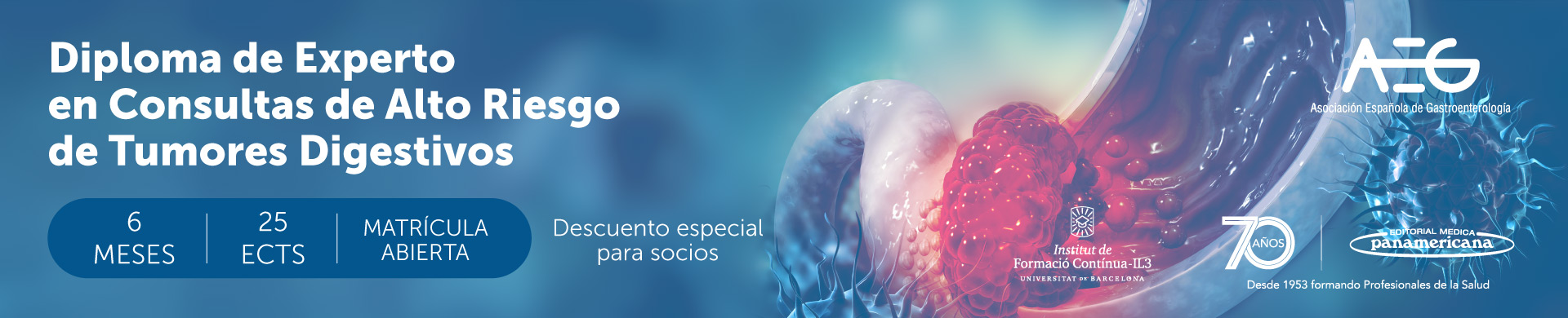 Diploma de Experto en Consultas de Alto Riesgo de Tumores Digestivos